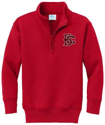 BC High 1/4 Zip Sweatshirt - Red