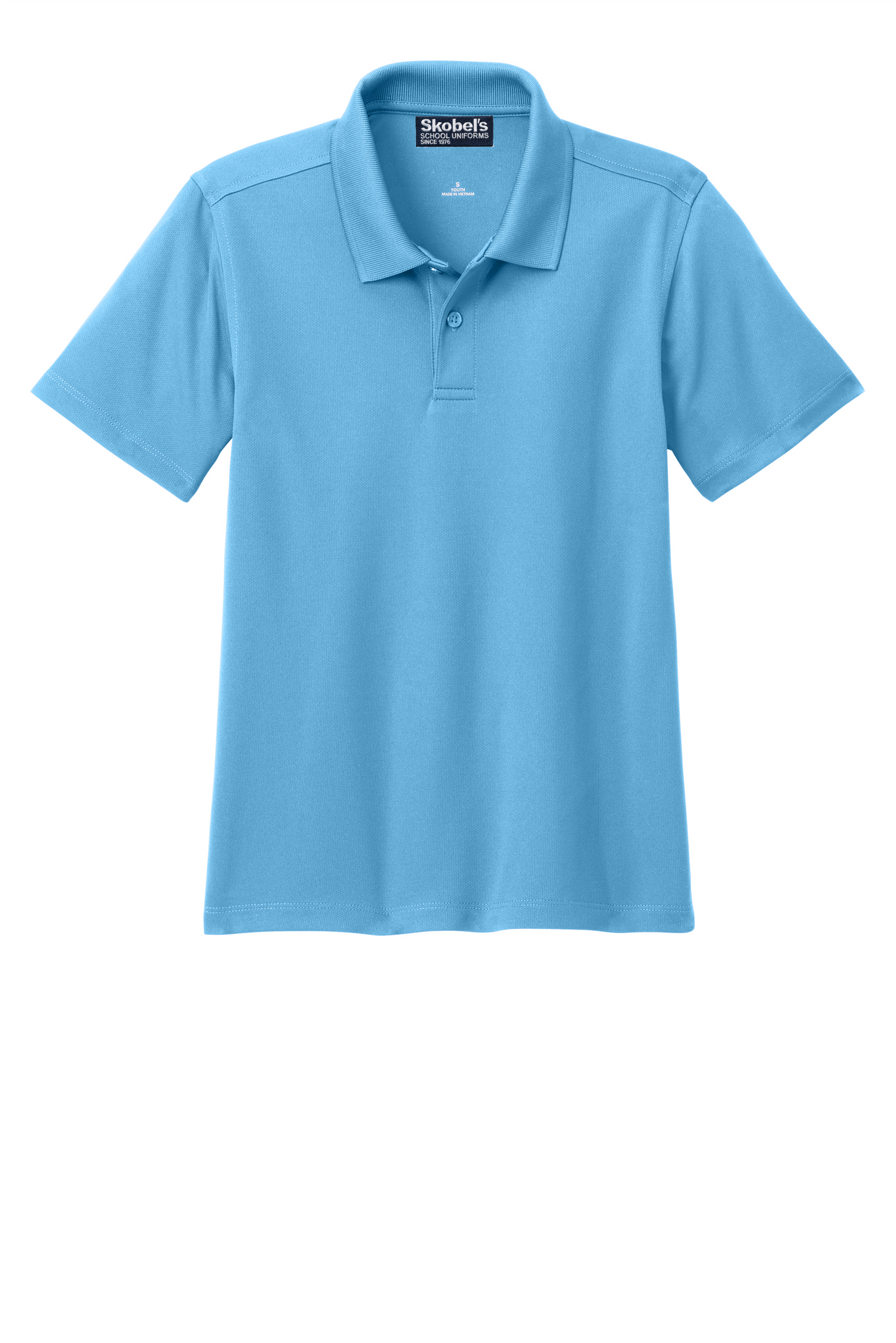 Treasure Valley Classical Academy Dryfit Polo with Logo - Lt. Blue