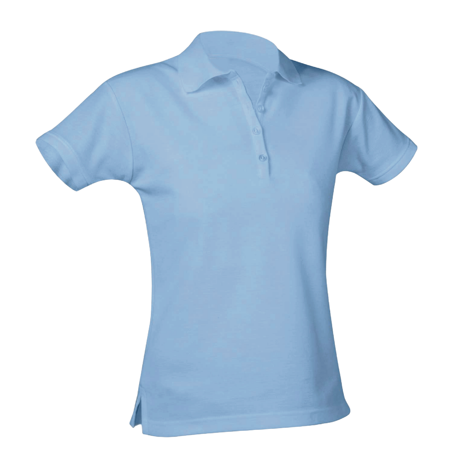 Treasure Valley Classical Academy Feminine Fit Jersey Polo wiht Logo- Lt. Blue