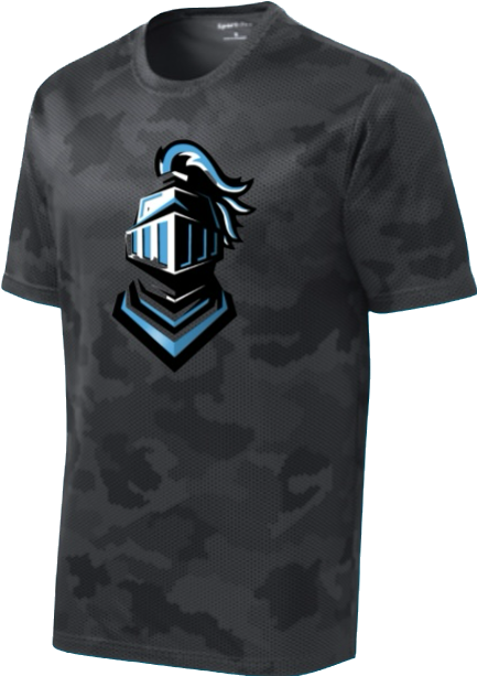 Gem Prep Camo Hex Tee with Knights Logo