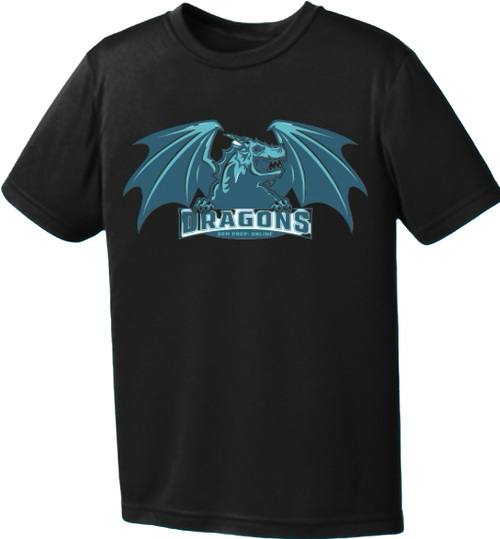 Gem Prep Dri-fit Spirit Tee with Dragons Logo