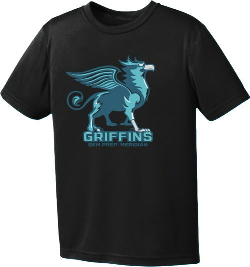 Gem Prep Dri-fit Spirit Tee with Griffins Logo
