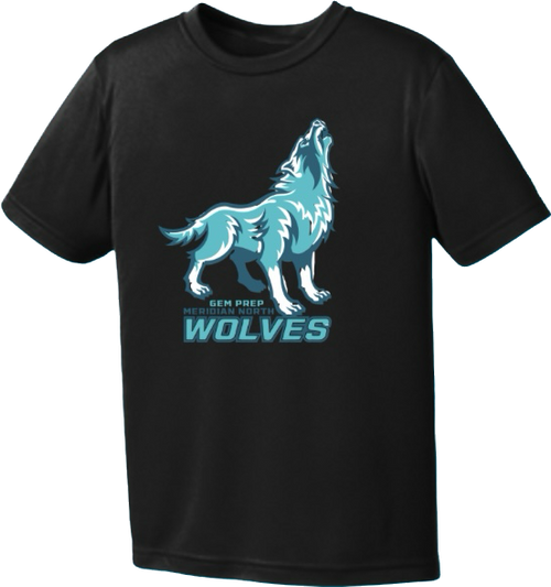 Gem Prep Dri-fit Spirit Tee with Wolves Logo