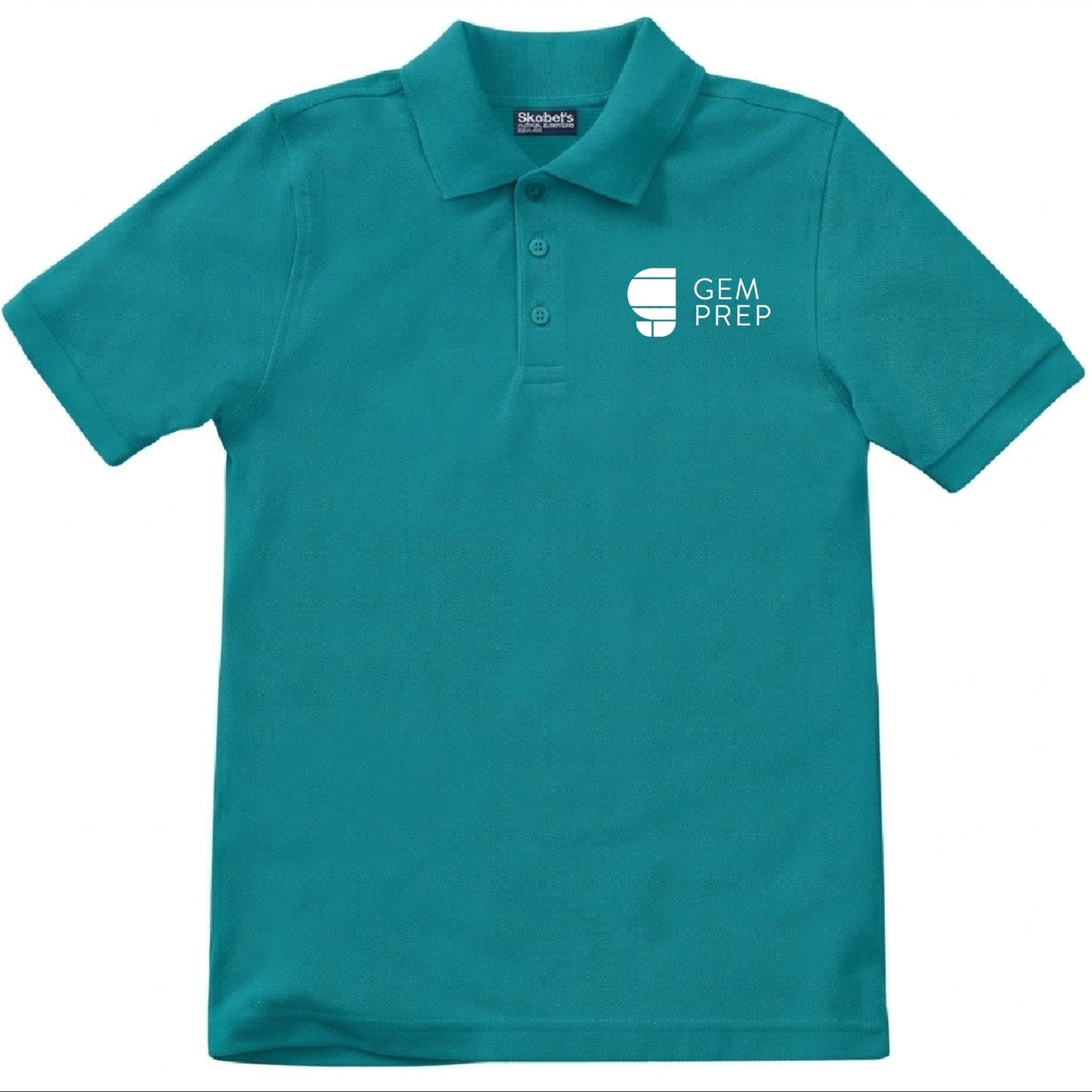 Gem Prep Pique Polo - Teal