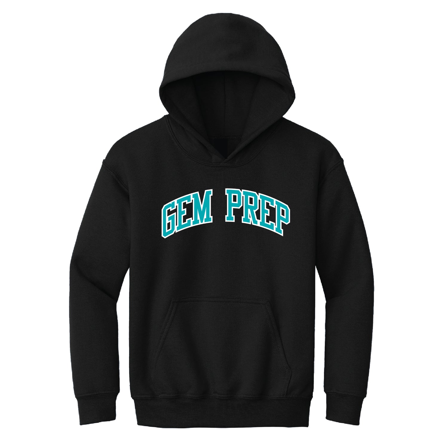 Gem Prep Spirit Hoodie with College logo - Black