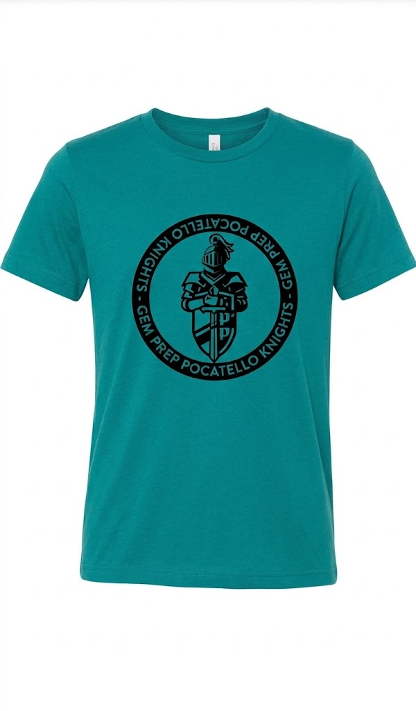 Gem Prep Spirit Triblend Tee with Knights Logo