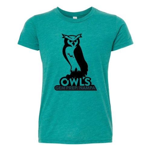 Gem Prep Spirit Triblend Tee with Owl Logo