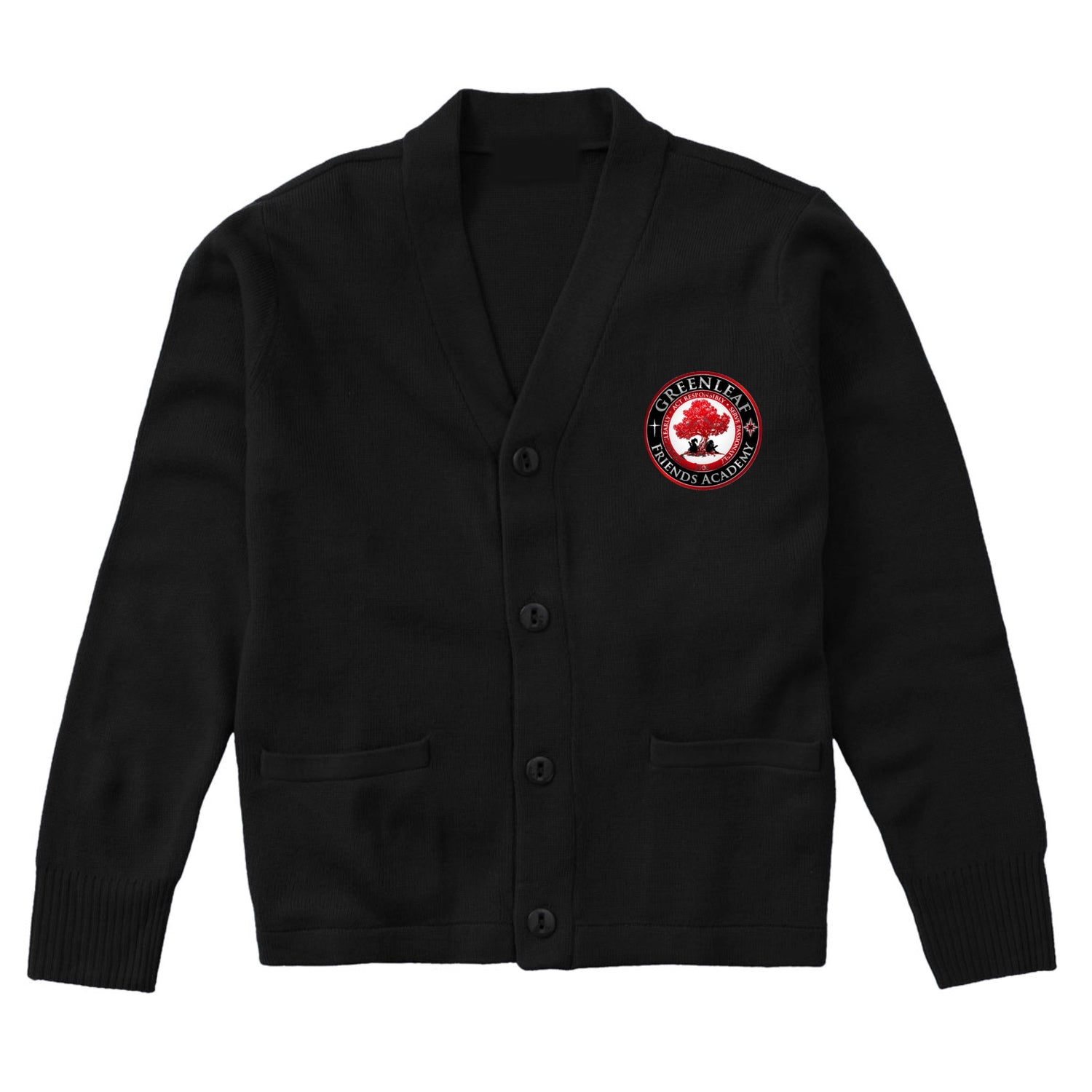 Greenleaf Friends Academy Cardigan - Black