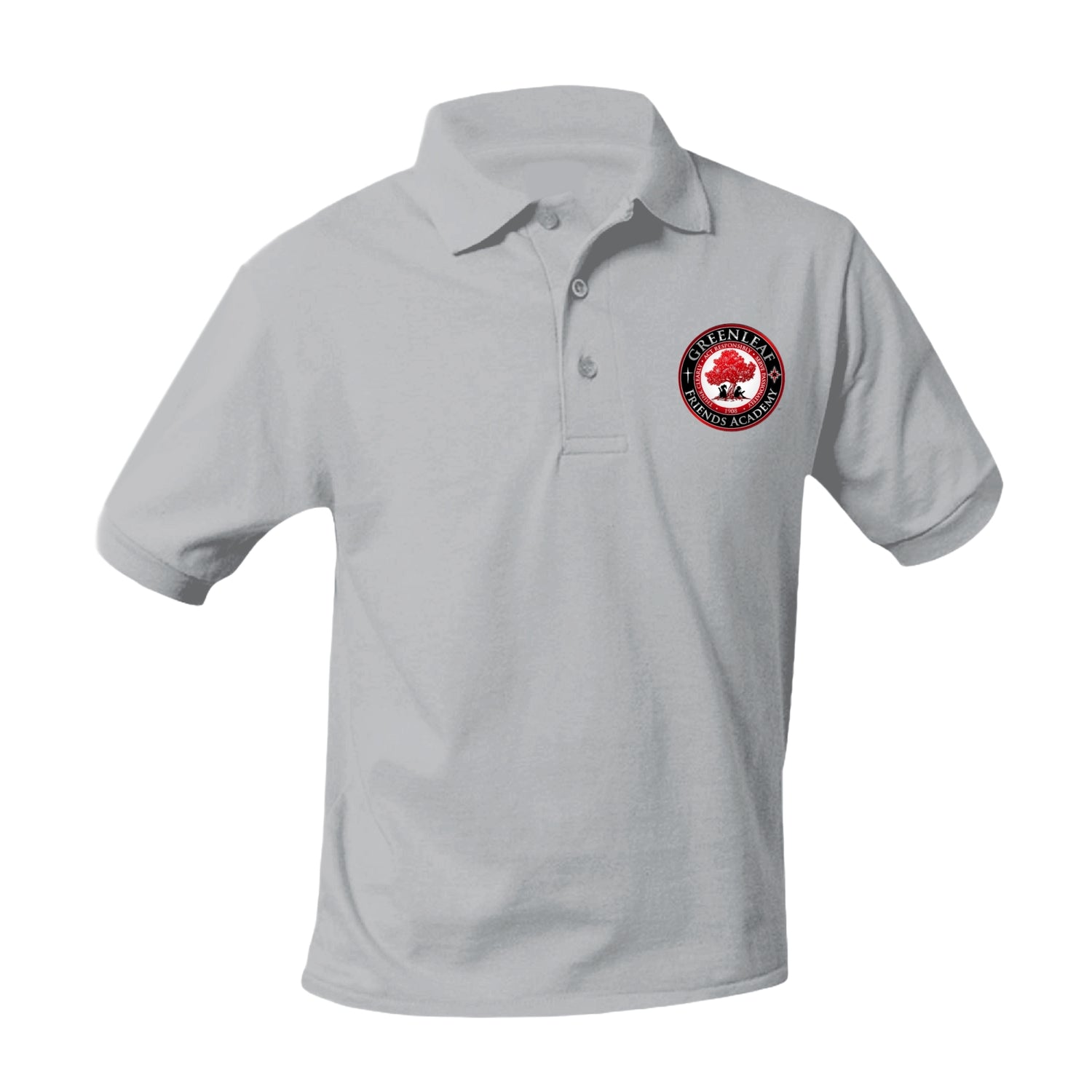 Greenleaf Friends Academy Polo - Grey