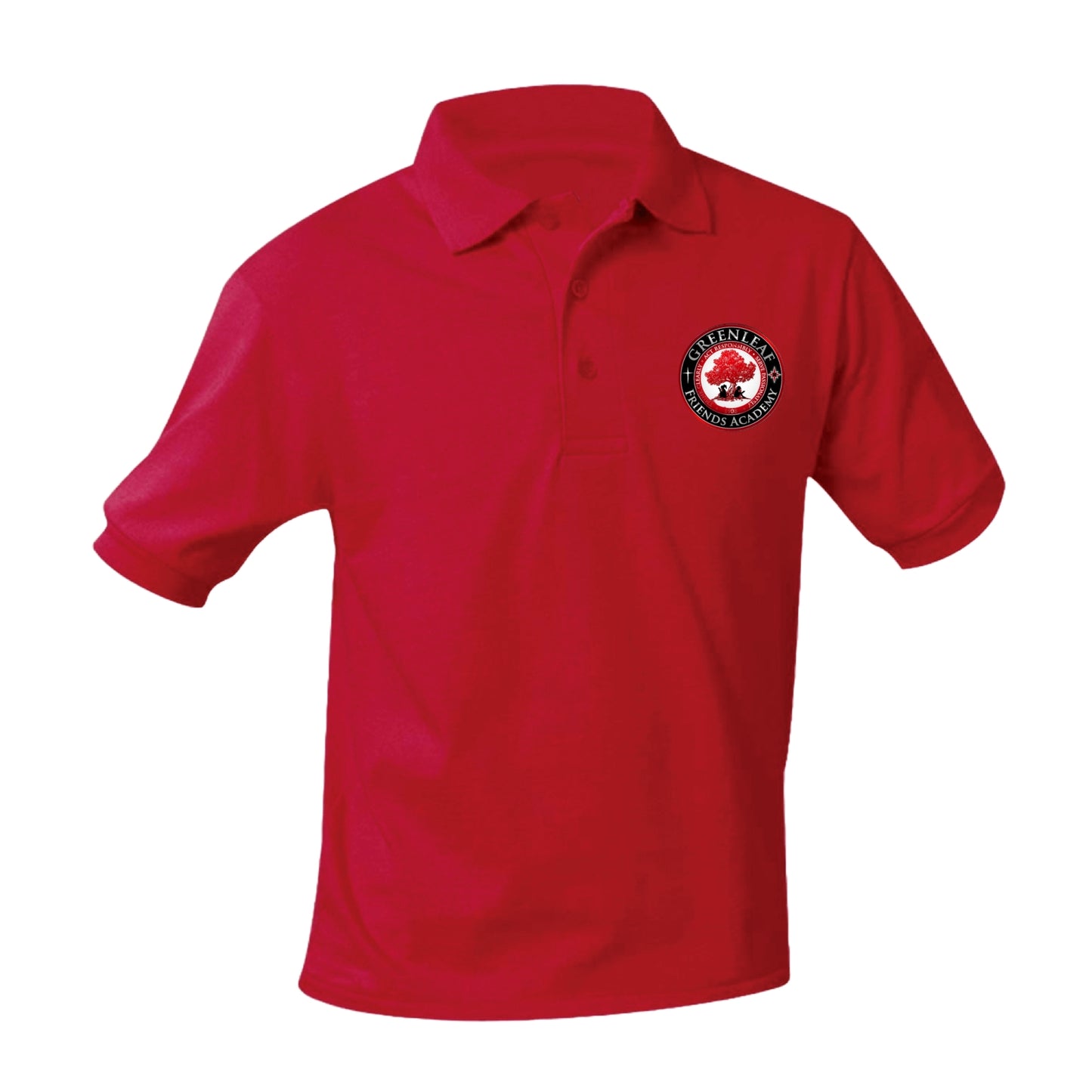 Greenleaf Friends Academy Polo - Red