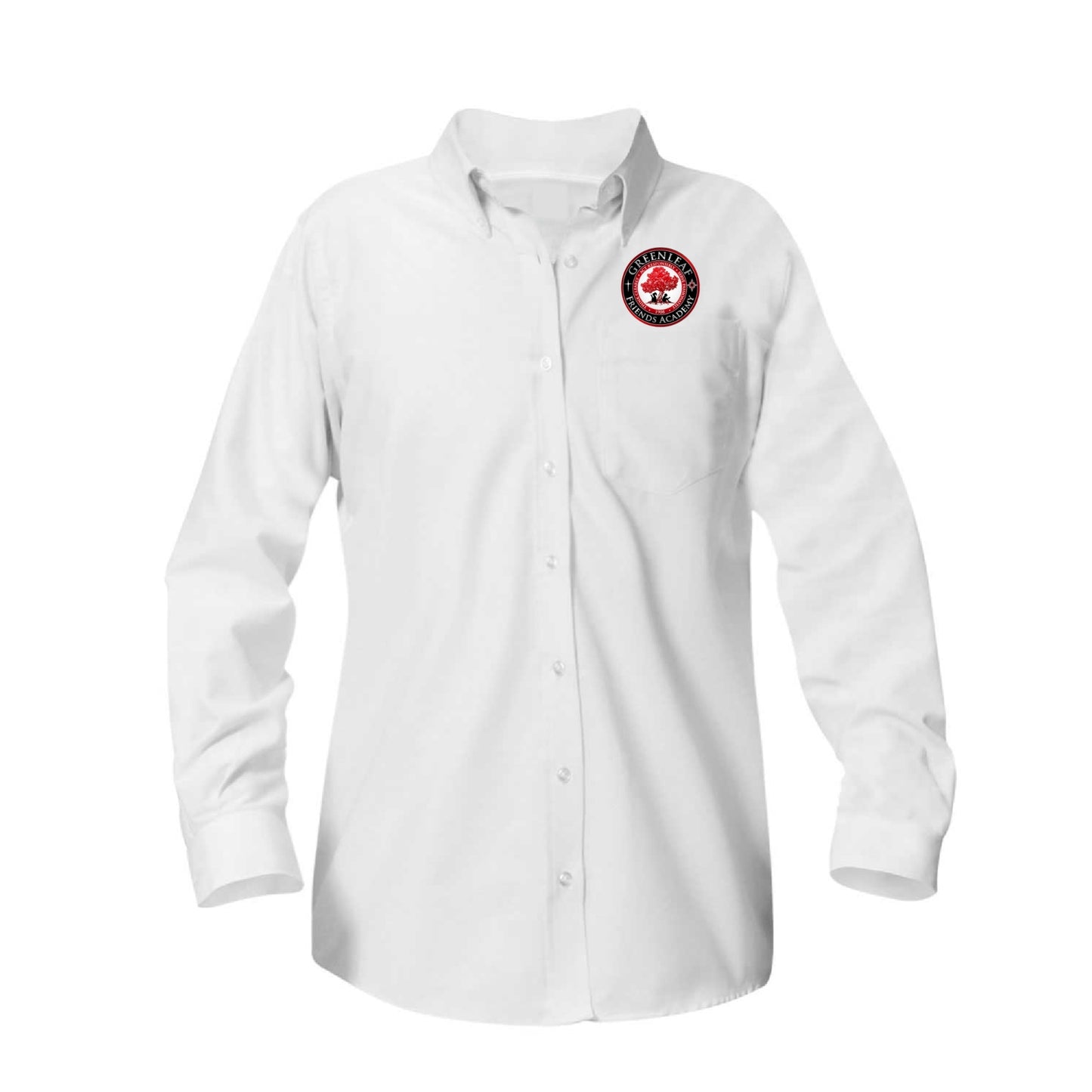 Greenleaf Friends Academy Long Sleeve Oxford - Girls - White