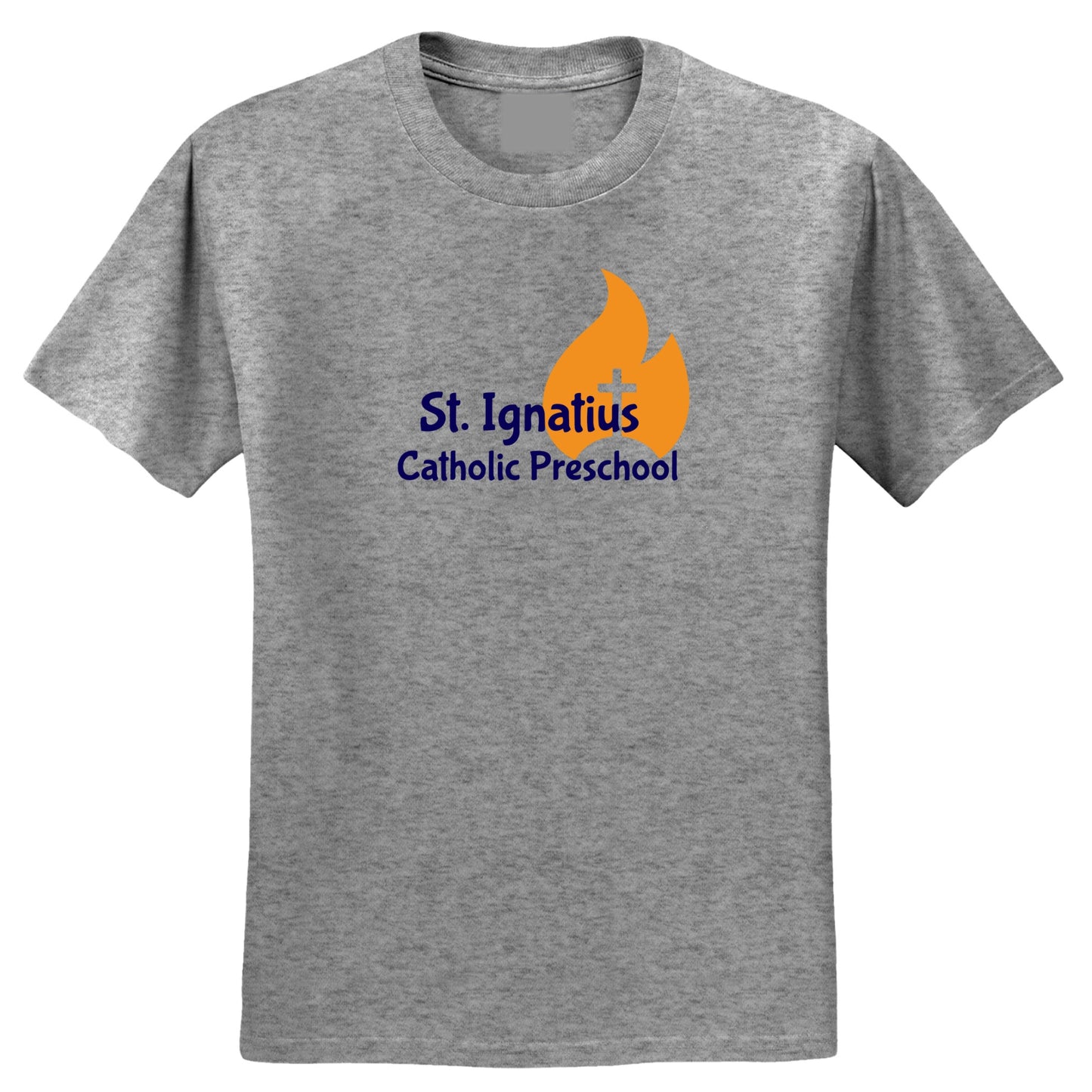 St. Ignatius Catholic School Tee Shirt - Gray