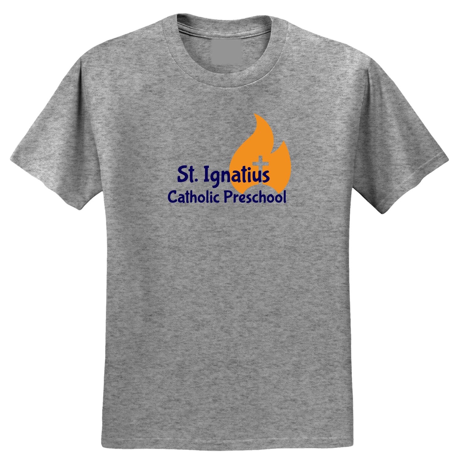 St. Ignatius Catholic School Tee Shirt - Gray