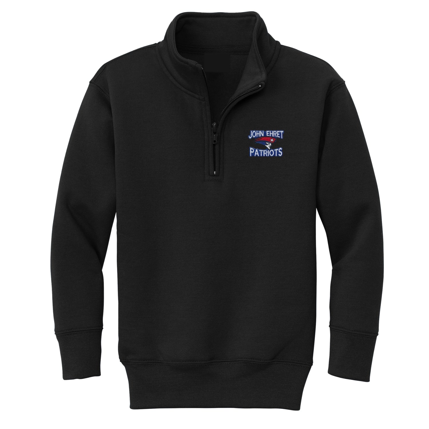 John Ehret 1/4 Zip Sweatshirt - Black