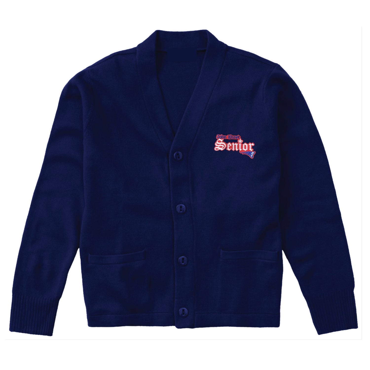 John Ehret Senior Cardigan - Navy