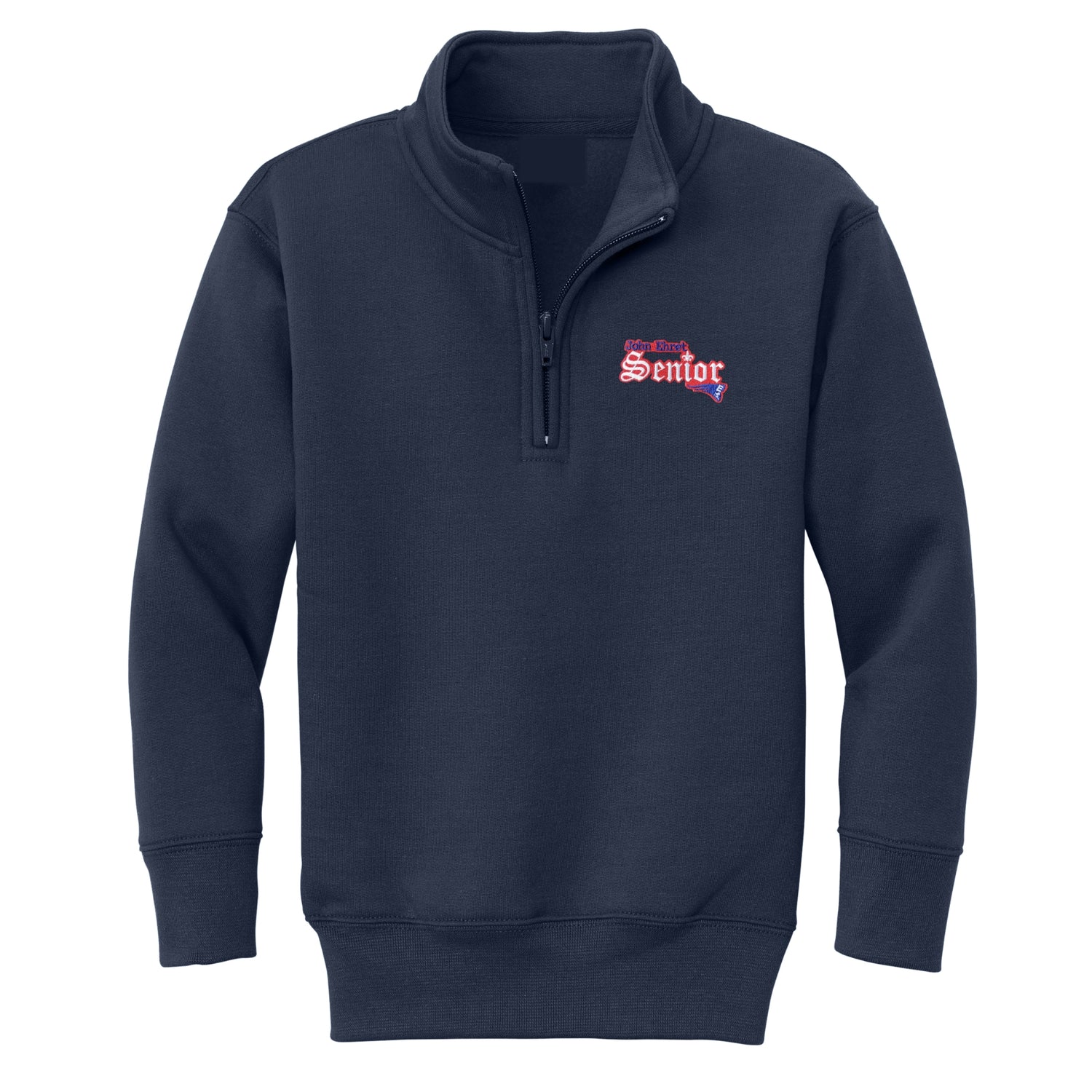 John Ehret Senior 1/4 Zip Sweatshirt - Navy
