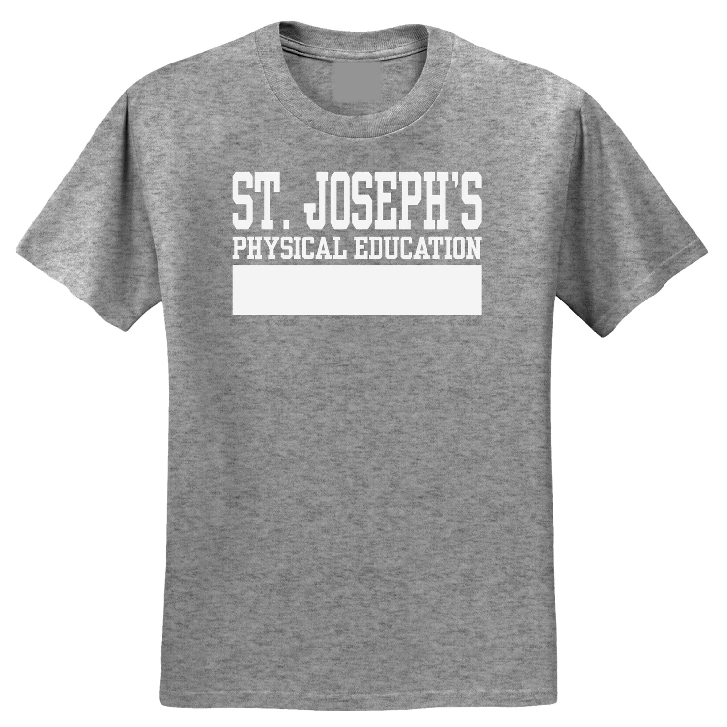 St. Joseph's Catholic School PE Shirt with Logo - Grey