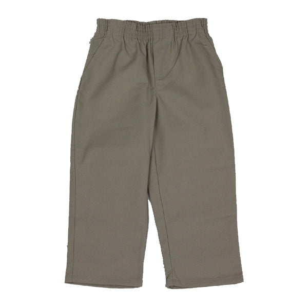 Khaki Full Elastic Twill Pants