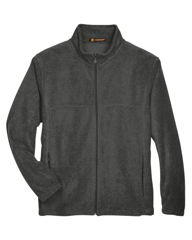 Fleece Jacket With School Logo - Grey - CLEARANCE