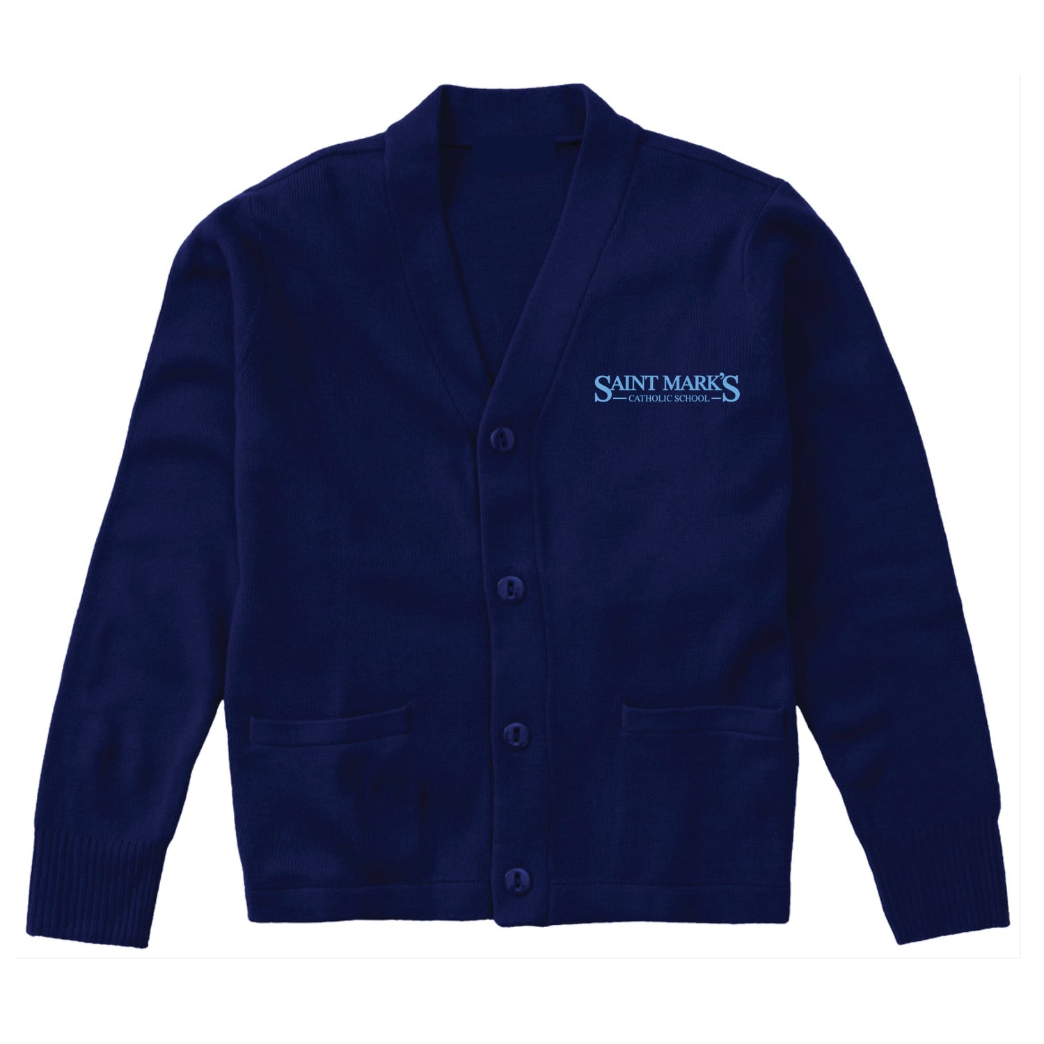 St. Mark's Catholic School Cardigan - Navy