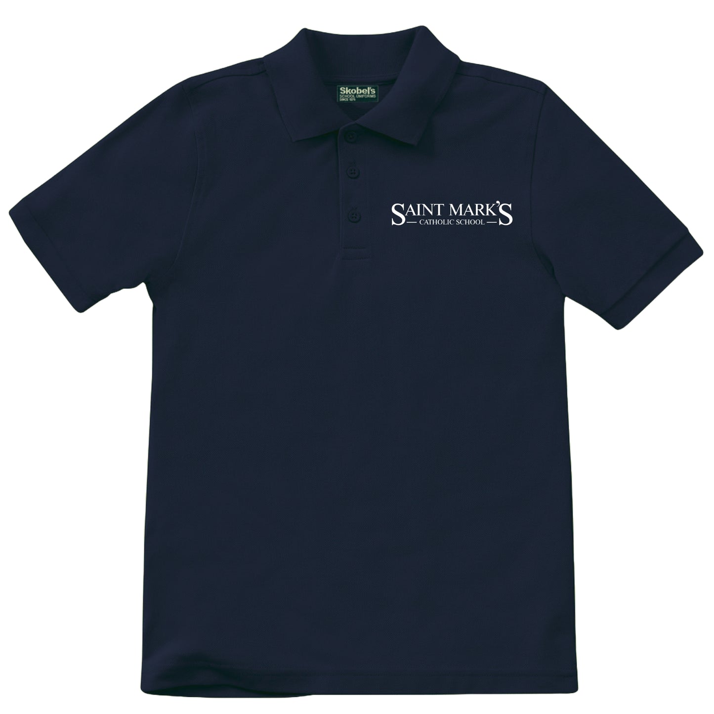 St. Mark's Catholic School Pique Polo - Navy