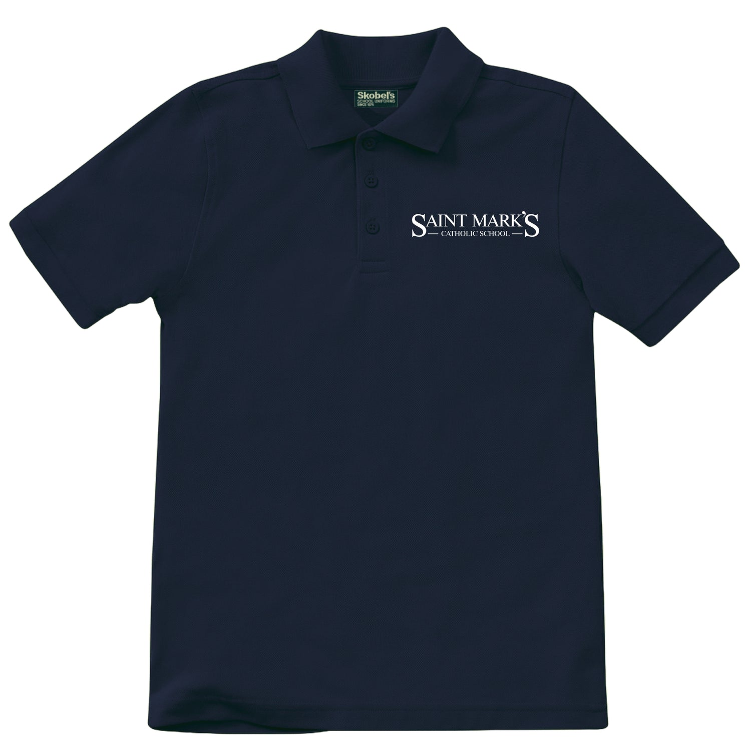 St. Mark's Catholic School Pique Polo - Navy