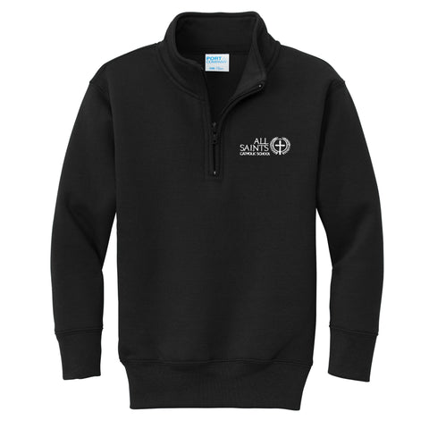 All Saints School - Spokane 1/4 Zip Sweatshirt - Black