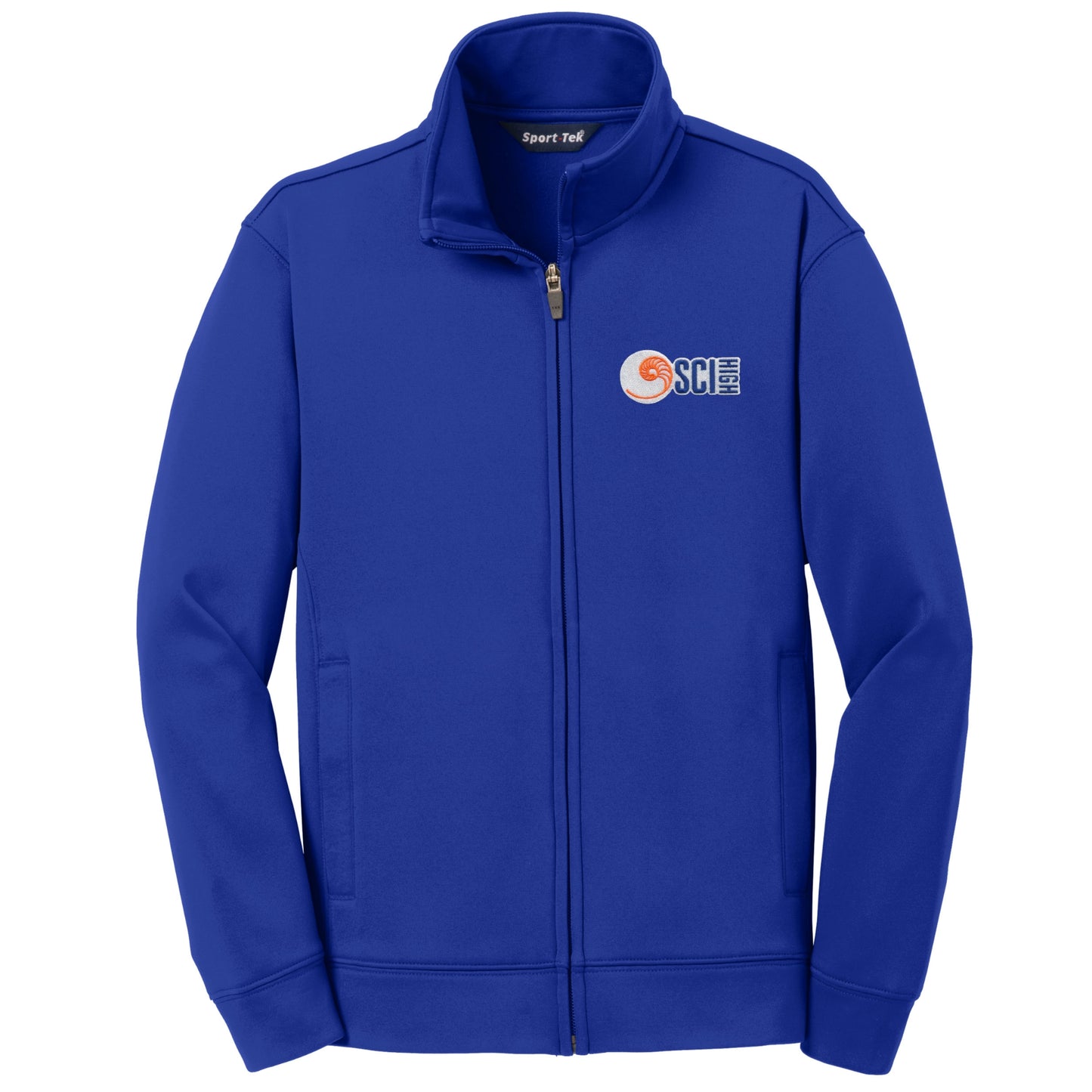 New Orleans Charter Science and Mathematics HS Light Jacket w/ Shell Logo - Royal Blue - All Grades