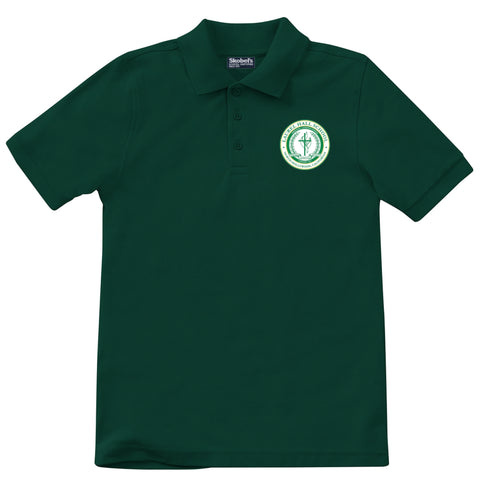 Laurel Hall School Pique Polo - Dark Green