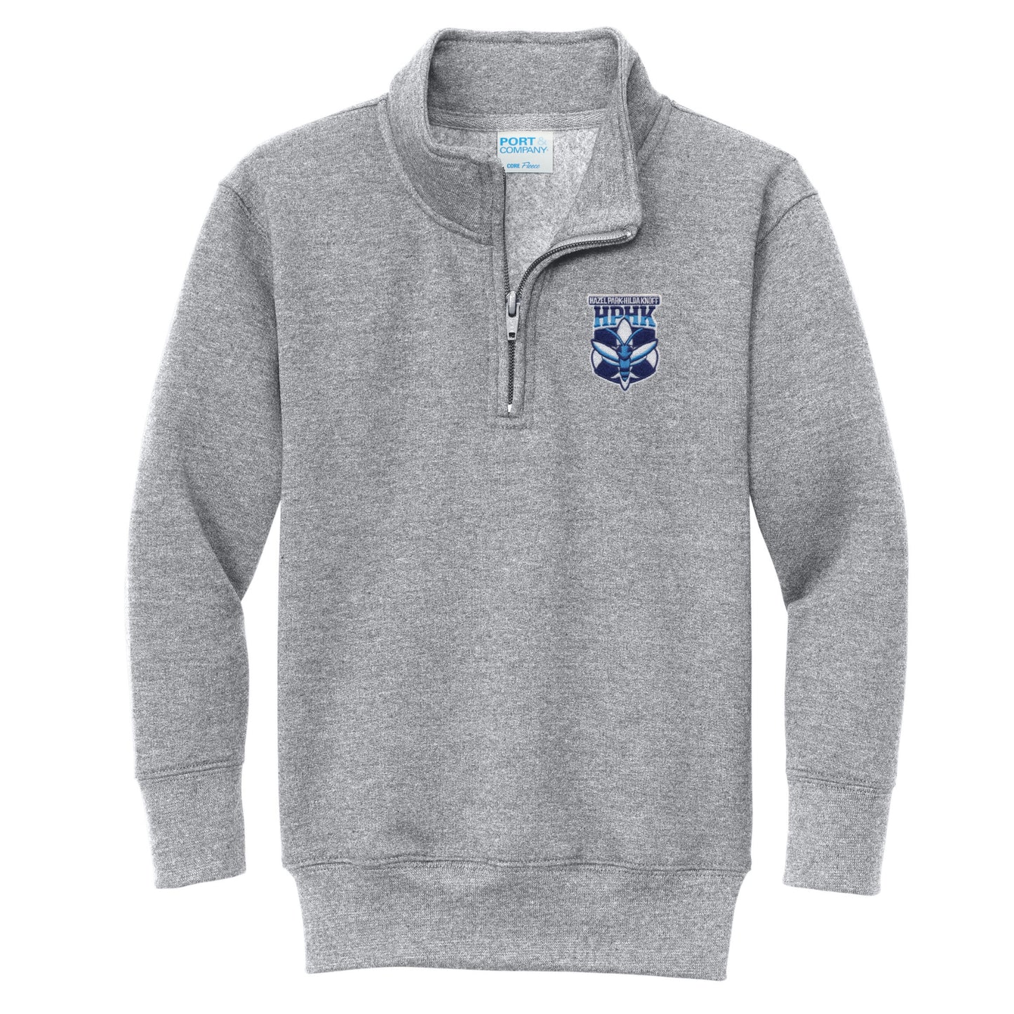 Hazel Park / Hilda Knoff 1/4 Zip Sweatshirt - Grey