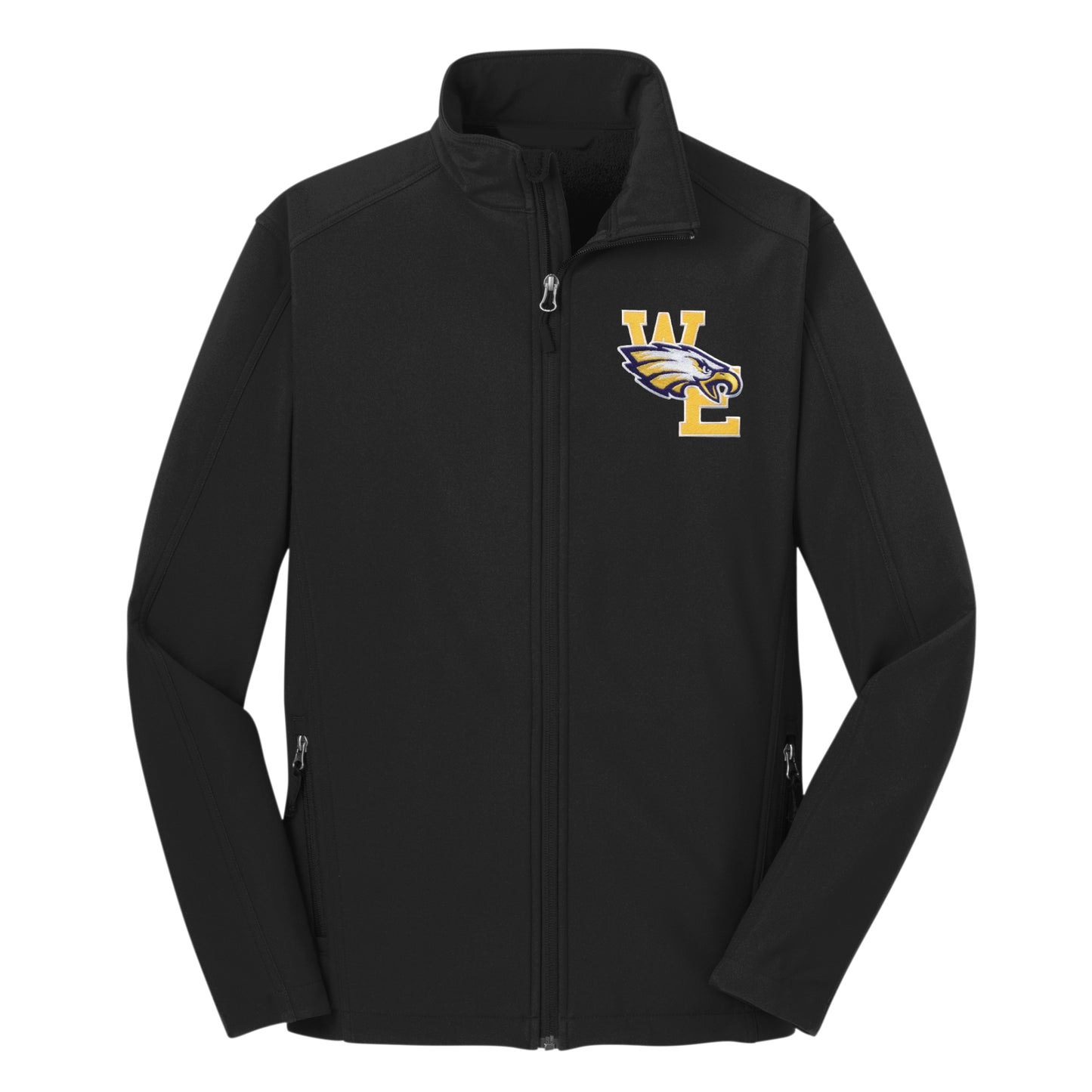 Warren Easton Softshell Jacket - Black - Eagle - All Grades