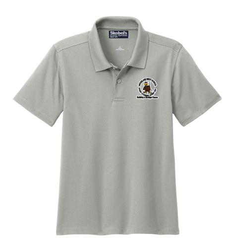 Woodland West Elementary Grey Dryfit Polo - 6th - 8th Grades