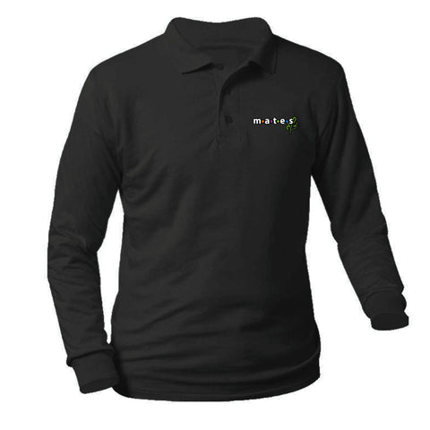 Meadows Arts and Technology Elementary School Longsleeve Pique Polo - Black