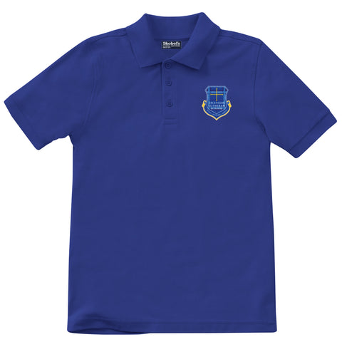 Ascension Lutheran School Pique Polo - Royal