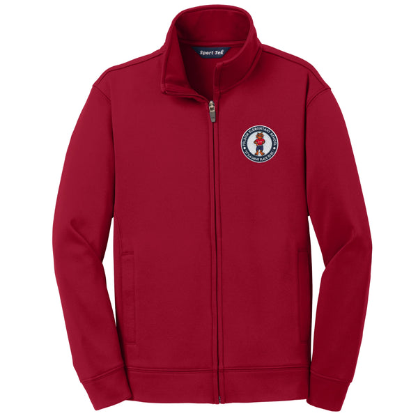 Folsom Elementary Light Jacket - Red – Skobel's School Uniforms