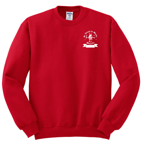 St. Joseph The Worker School Crew Sweatshirt - Red