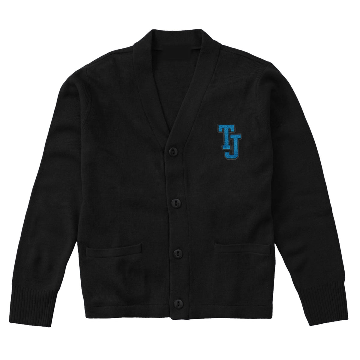 Thomas Jefferson Cardigan - Black - All Grades