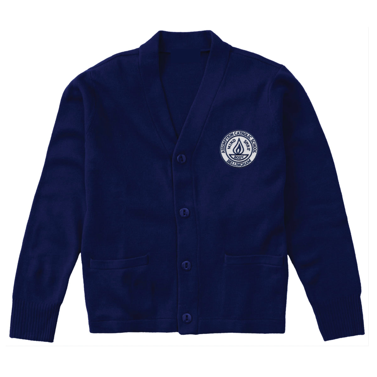 Assumption Catholic School Cardigan - Navy