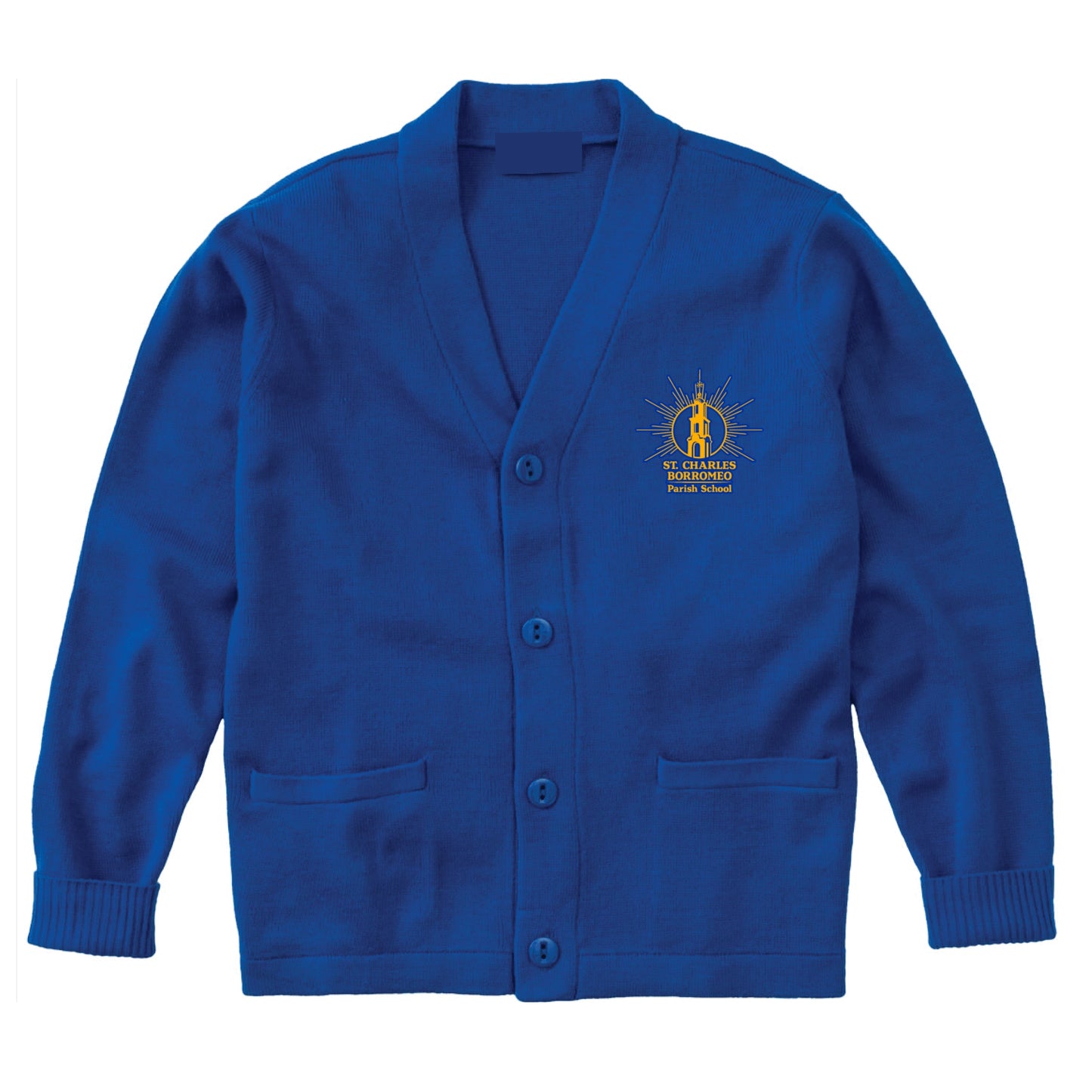 St. Charles Borromeo School Cardigan - Royal