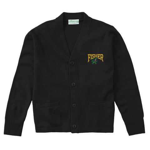 Fisher Cardigan - Black - All Grades