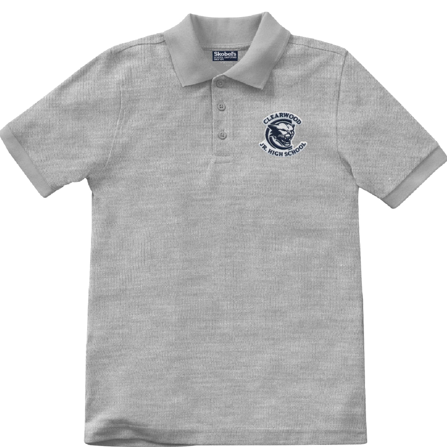 Clearwood Junior High Polo - Grey