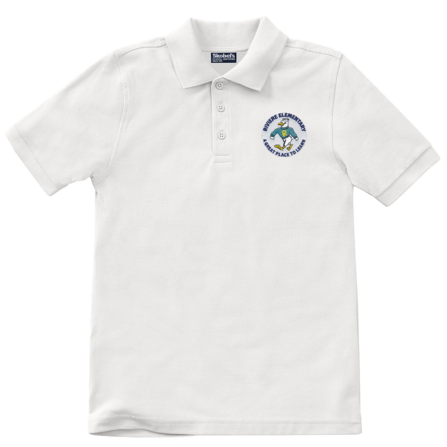 Marie Riviere Elementary White Polo - 1st-5th Grades