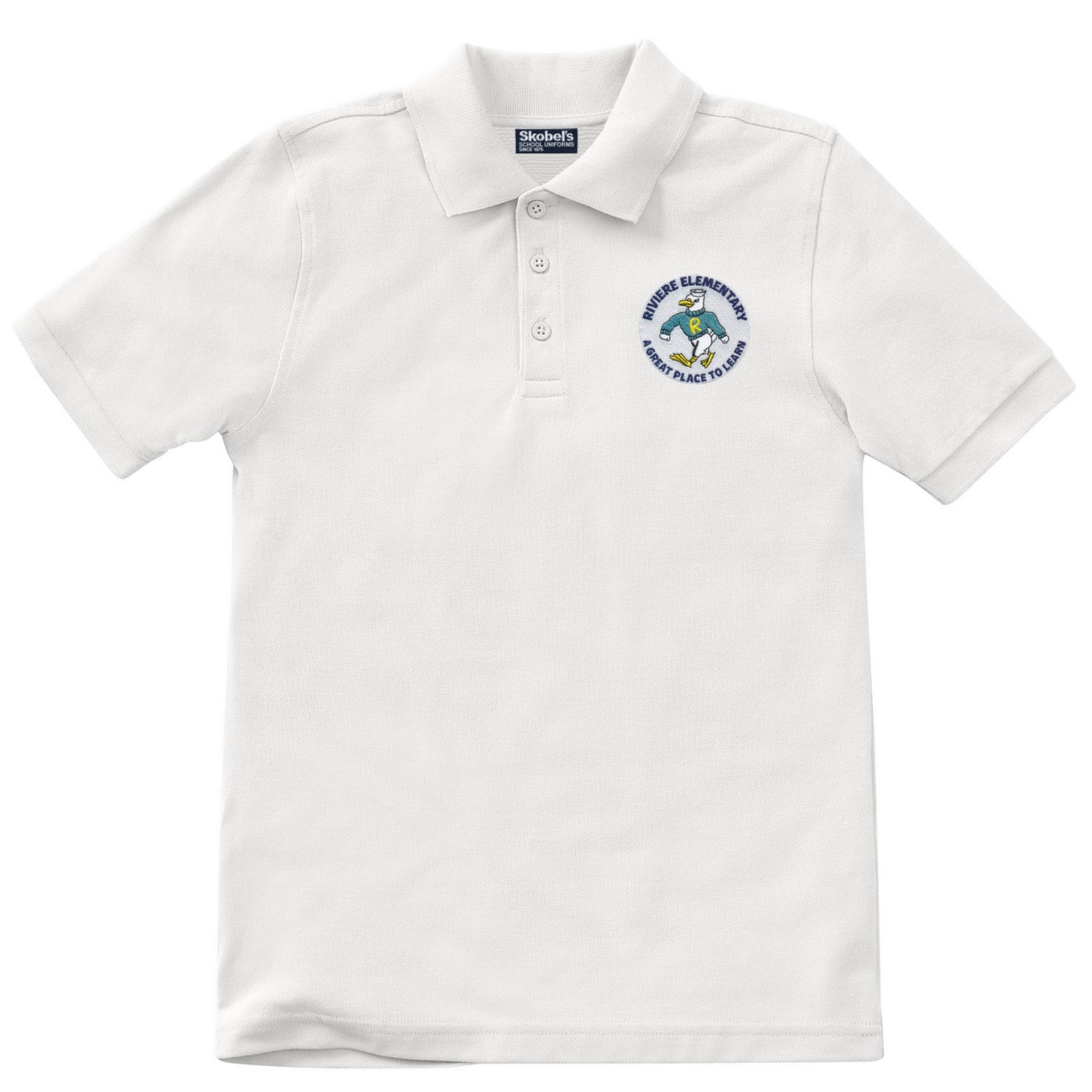 Marie Riviere Elementary White Polo - 1st-5th Grades