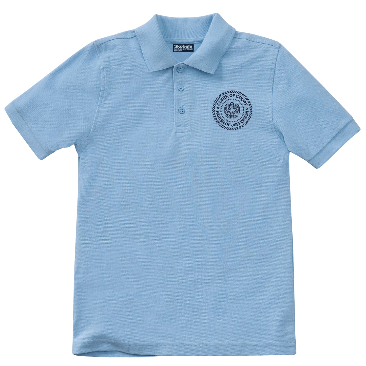 JPCC Pique Polo - Lt Blue