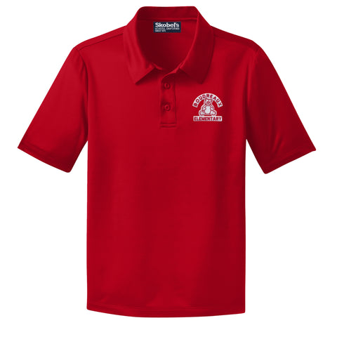 Boudreaux Dryfit Polo - Red - 1st-5th Grade