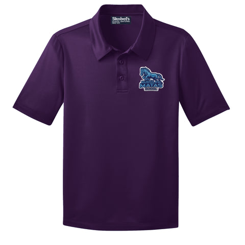 Rudolph Matas Elementary School Purple Dryfit Polo - Pre-K-K