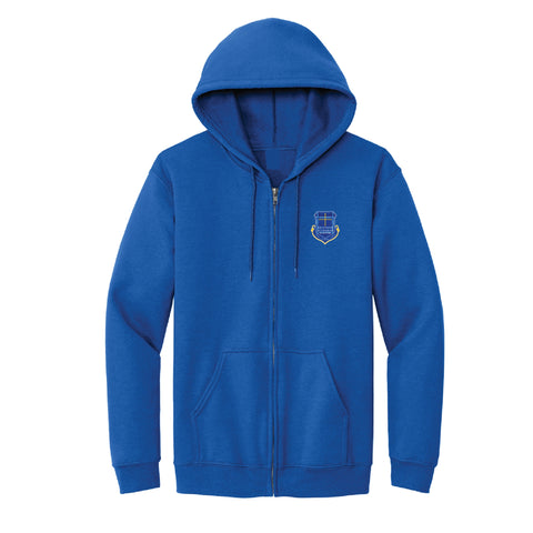 Ascension Lutheran School Full Zip Hooded Sweatshirt - Royal