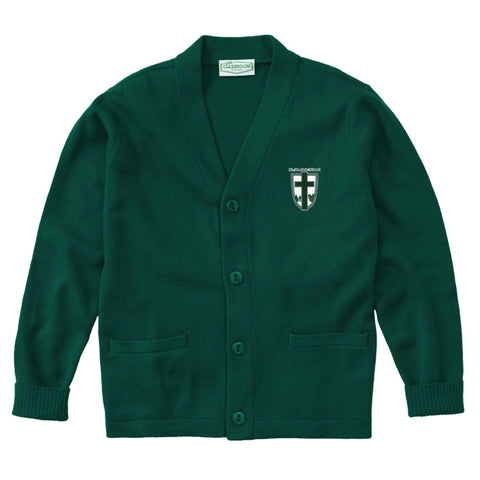 St. Dominic School Cardigan- Green