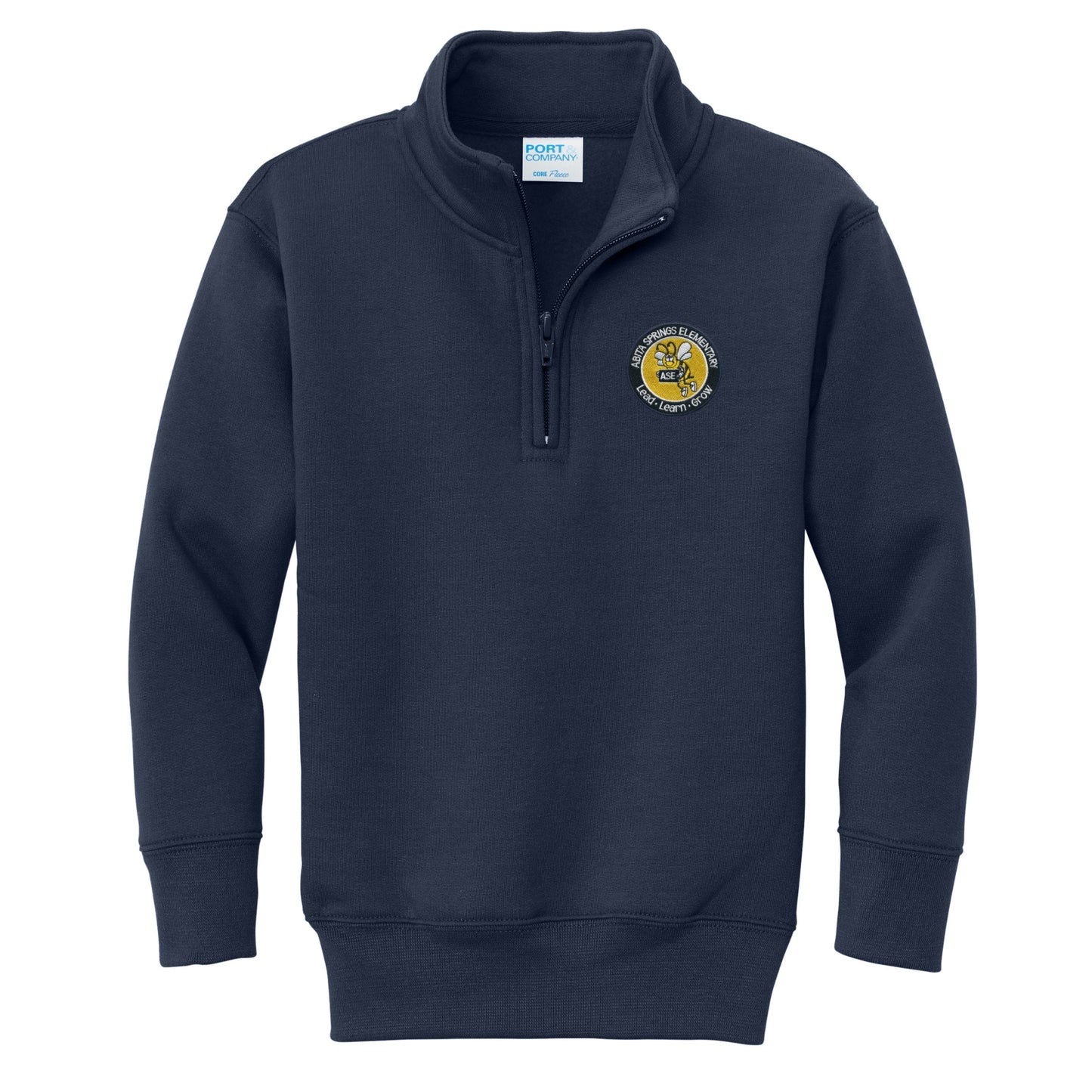 Abita Springs Elementary 1/4 Zip Sweatshirt - Navy
