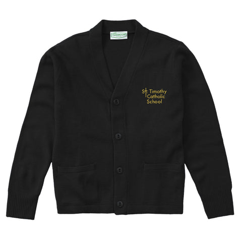 St. Timothy Elementary School Cardigan - Black